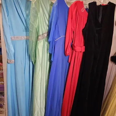 Collection Of Colorful Evening Gowns 