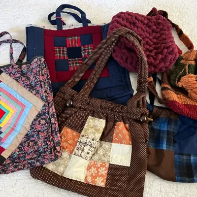 Collection Of Quilted Bags And Totes