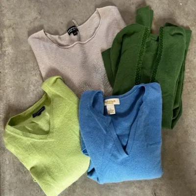 4 Cashmere Sweaters - Size S & L
