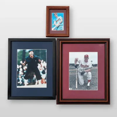 Frank Howard Washington Senators Autographed Photo, Payne Stewart Framed Art