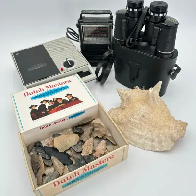 Tasco International 7x35 Binoculars Panasonic GE Radio Arrowheads