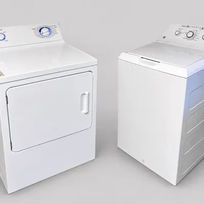 GE Washer and Electric Dryer Set Top Load Washing Machine Matching Pair