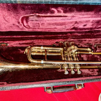 Henri Selmer professional trumpet with King mouthpiece, circa 1935 Paris