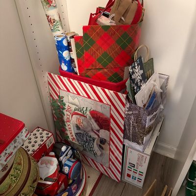 Sale Photo Thumbnail #84: Christmas Wrap, bags, and other supplies