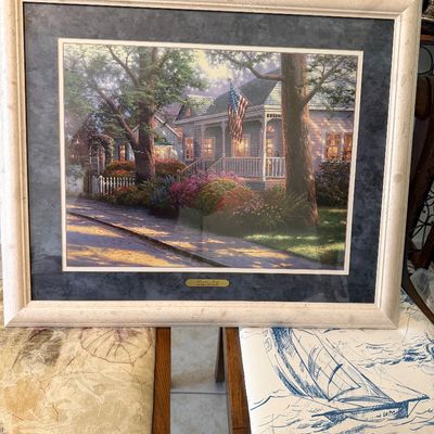 Sale Photo Thumbnail #167: Thomas Kinkade - Hometown Pride