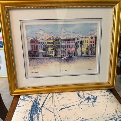 Sale Photo Thumbnail #170: Signed Jeanie Drucker -Rainbow Row