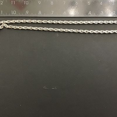 Whiting and Davis Silver Tone Chain