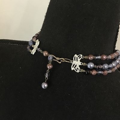Vintage Glass Beaded Necklace