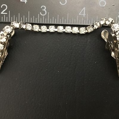 Rhinestone Sweater Clip Vintage