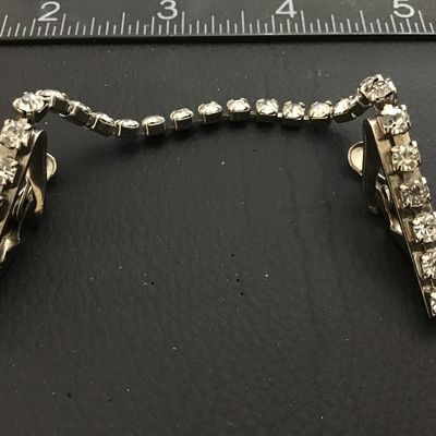 Rhinestone Sweater Clip Vintage