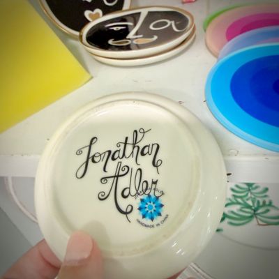 Sale Photo Thumbnail #38: Jonathan Adler "Marseilles" coasters - set of 4
