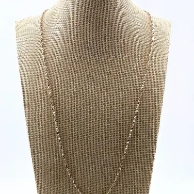 Sterling Silver Italian Confetti Link Necklace 