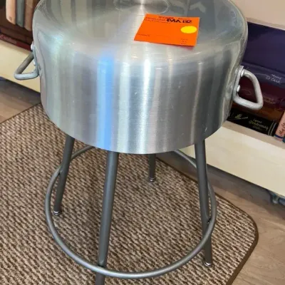 Flavour Design Co Stainless Steel Cooking Pot Swivel Stool