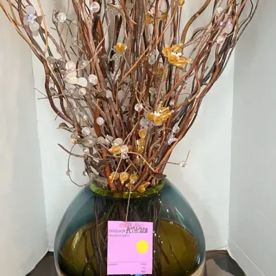 MCM Two-Toned Glass Vase