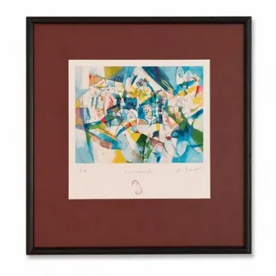 Lot 034   
Miljenko Bengez Signed “Dubrovnik” Artist-Proof Serigraph