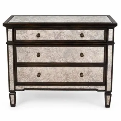 Lot 075  
Arhaus Isla Antiqued Mirrored Dresser