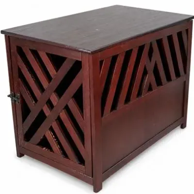 Lot 109   0 Bid(s)
Furniture-Style Wooden Dog Crate End Table