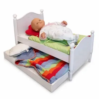 Lot 038   0 Bid(s)
American Girl Bitty Baby Doll and Trundle Bed