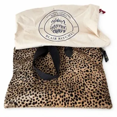 Lot 060   
Blair Ritchey Leopard-Print Hair-on-Hide Tote with Dust Bag