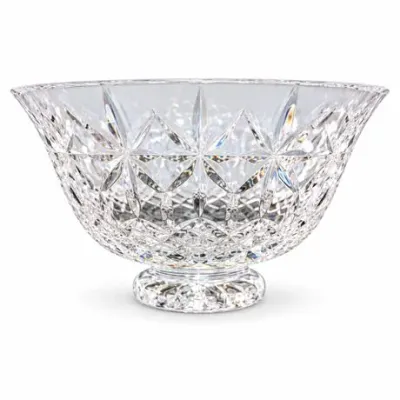 Lot 049  
Signed Waterford "The Welcome Bowl" Cut-Crystal Footed Bowl, Discontinued