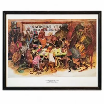 Lot 089   0 Bid(s)
William E. Scheele’s 1993 print At the K-T Boundary Bar & Grill