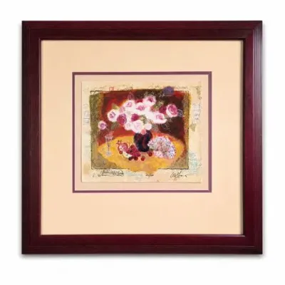 Lot 032   
Alexander & Wissotzky Signed Floral Serigraph 446/450