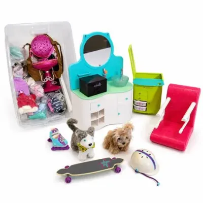 Lot 040   0 Bid(s)
Large Mixed American Girl-Scale Doll Furniture and Accessories Lot