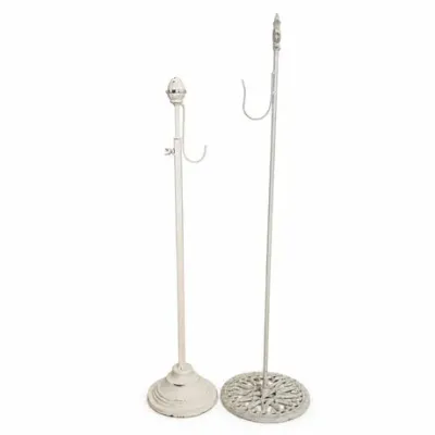 Lot 069   
Painted of Stands with Hooks for Towels or Hanging Plants