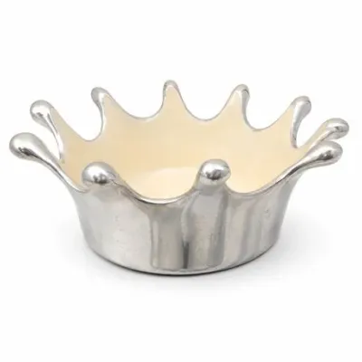 Lot 027  
Lunares San Francisco Silver Splash Crown Bowl