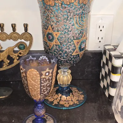 IMPORTANT MURANO JUDAICA CEREMONIAL GLASS COLLECTION
Exceptional collection of elaborate Jewish ceremonial glass acquired by the owner in...