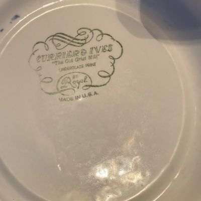 Vintage Currier and Ives Royal China and More