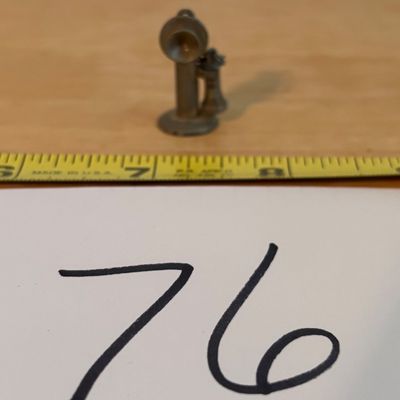Miniature Doll House Size Gold Tone Candlestick Phone Collectible Figurine