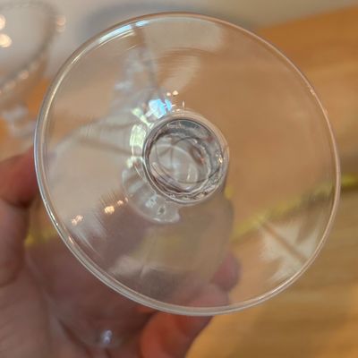 Vintage Imperial Candlewick Clear Glass Footed Pedestal Lot