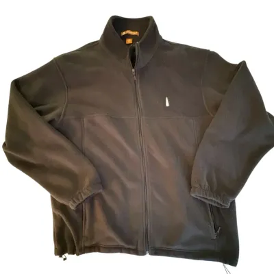 Harrington Men’s Dark Navy Full-Zip Fleece Jacket Size XL