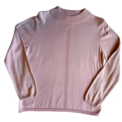 Conrad Collection Pink 100% Cotton Sweater L/G