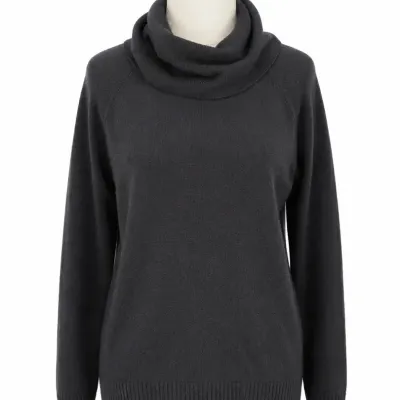 Vintage Saks Fifth Avenue Women’s 100% Cashmere Cowl Neck Sweater Size Large