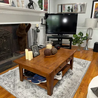 Sale Photo Thumbnail #110: Real Solid Wood Coffee Table with 1 Drawer