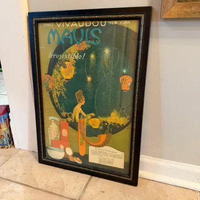 Sale Photo Thumbnail #46: Arts & Crafts Framed Adverting 