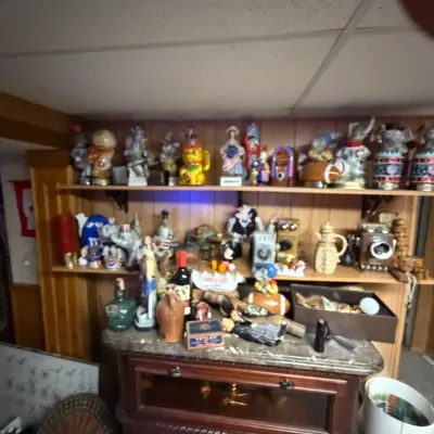 Sale Photo Thumbnail #73: Large Collection of Vintage Liquor Decanters 