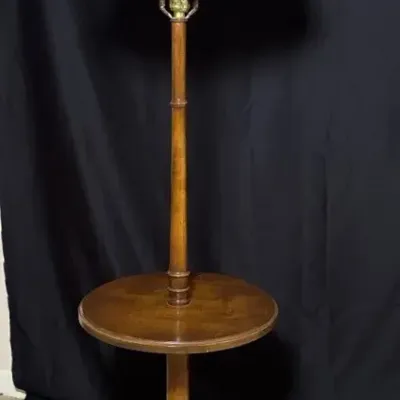 Floor Lamp With Integrated Table