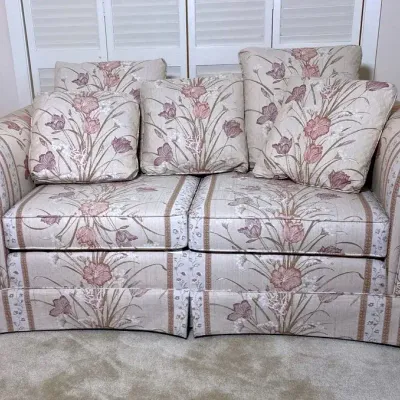 Floral Pattern Loveseat