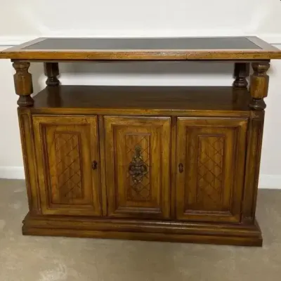Wood Buffet Table 