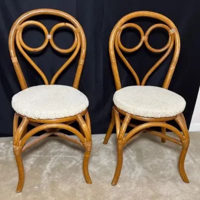 Bentwood And Rattan Chairs (2)