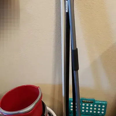 Cleaning Supplies - Step Stool, Brooms, Mop, Buckets, Laundry Baskets, Dust Pans, 