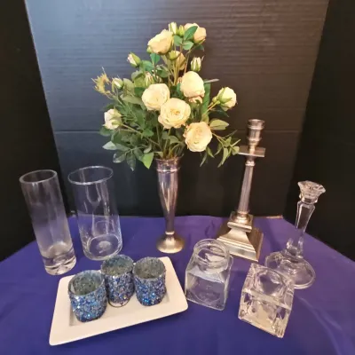 Fancy Table Decor - Candle Holders, Flower Vases, Avanti Dish