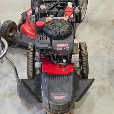 Craftsman 22” walk-behind wheeled string trimmer