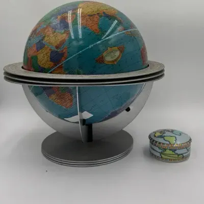 Globe And Tiffany Jewelry Case