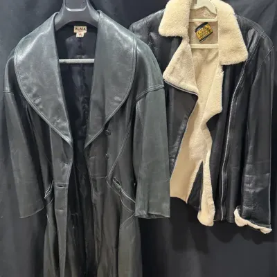 Alaia And Omo Norma Kamali Leather Jackets 