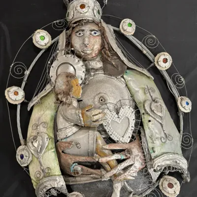 Haitian Queen Sculpture