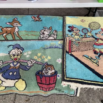 Sale Photo Thumbnail #51: Vintage Disney rugs
